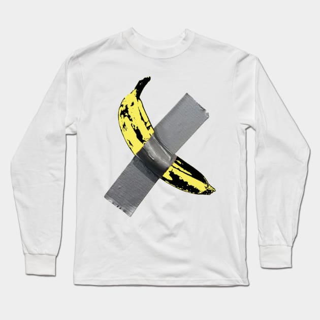 Banana taped Long Sleeve T-Shirt by ghjura